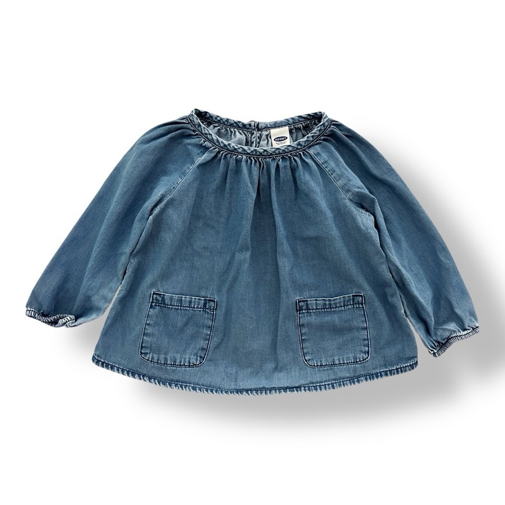 Old Navy | Two Piece Chambray Outfit (12-18 mos) - Picture 2 of 4